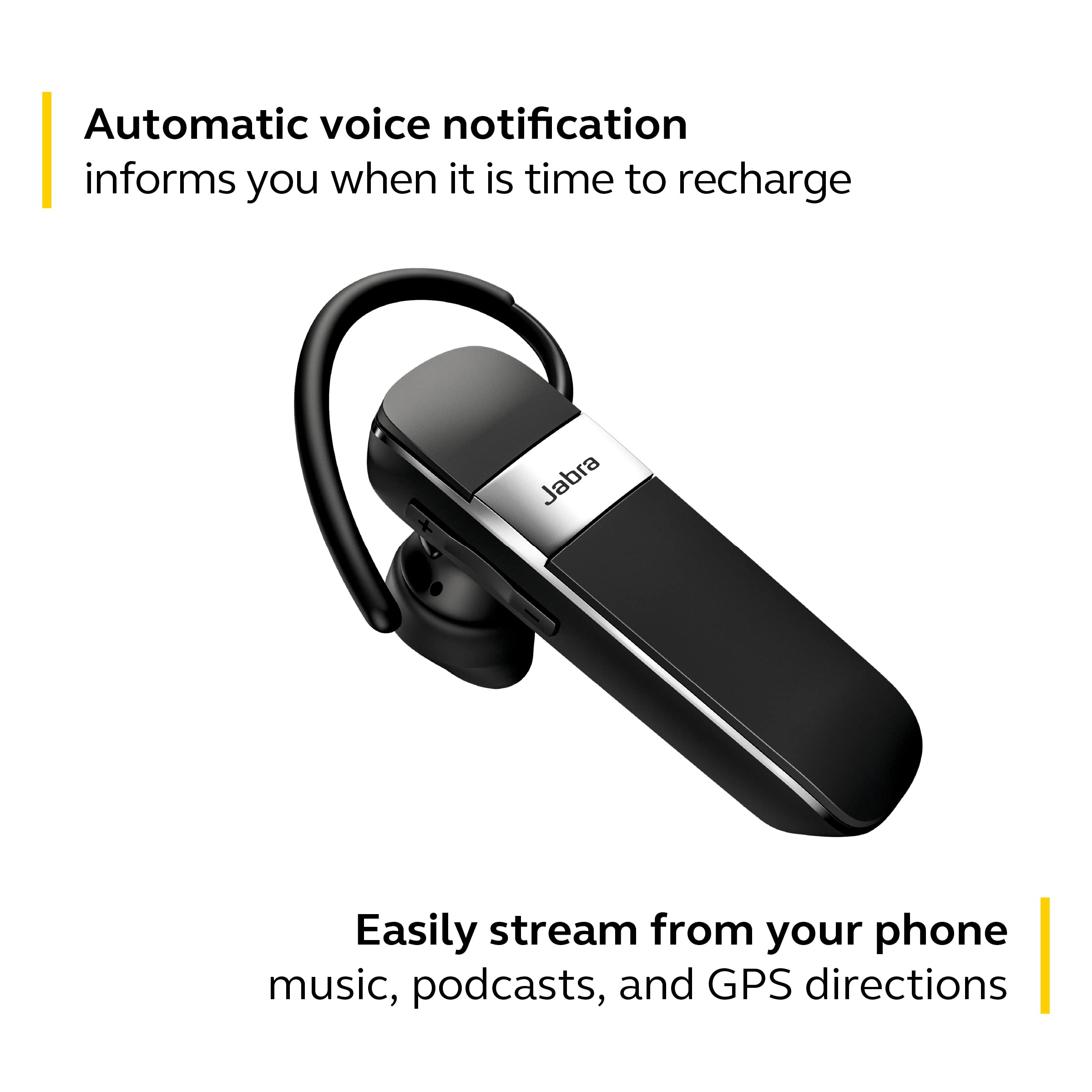 Jabra Talk 15 SE Mono Bluetooth Headset – Wireless Single Ear